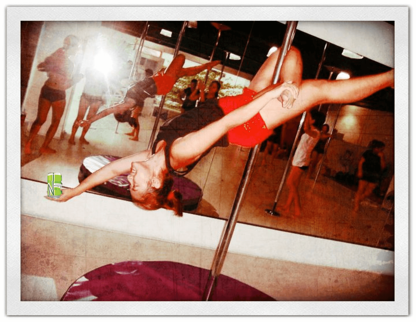 cross knee pole dance wheatgrass can wheat grass alodia hannah villasis